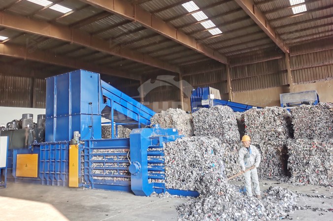 Μηχάνημα Δεματοποίησης Αποβλήτων για έργο μετατροπής 100.000 τόνων/έτος κλωστοϋφαντουργικών αποβλήτων σε εναλλακτικό καύσιμο στο Δέλτα του Γιανγκτσέ, Κίνα