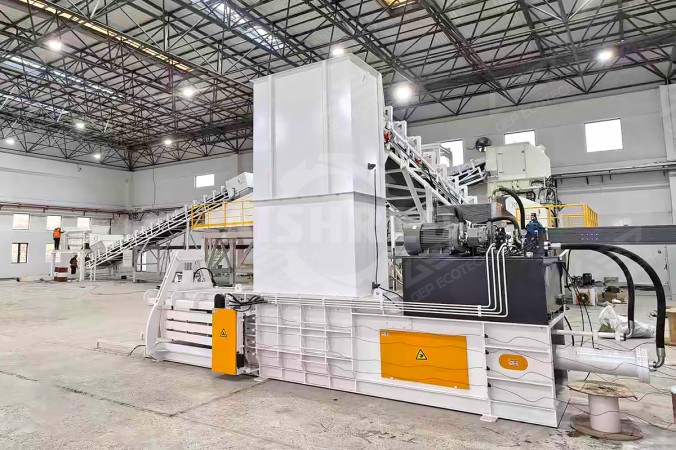 Συμπιεστής Αποβλήτων για έργο μετατροπής καύσιμων κατασκευαστικών αποβλήτων σε εναλλακτικό καύσιμο στη Σαγκάη