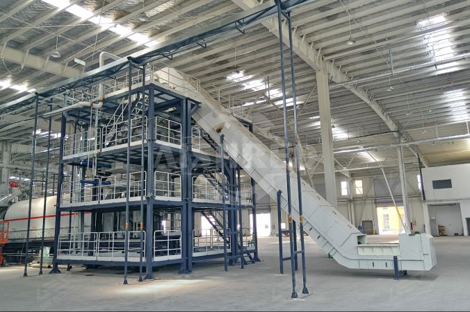 Closed Shredding System Used in Lithium Battery Recycling Project in China