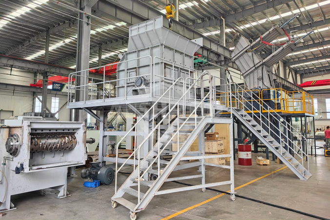 Ανοιχτήρι Σακουλών για έργο ανακύκλωσης MSW στη Μέση Ανατολή